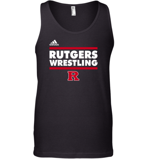 Jersey Jerry Wearing Rutgers Wrestling Tank Top