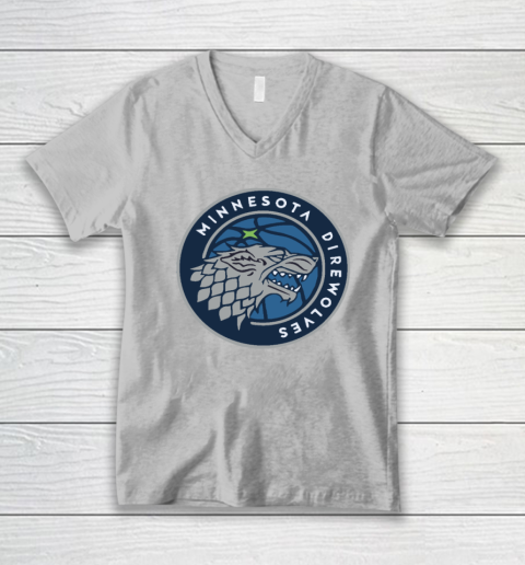 Minnesota Direwolves V-Neck T-Shirt 2