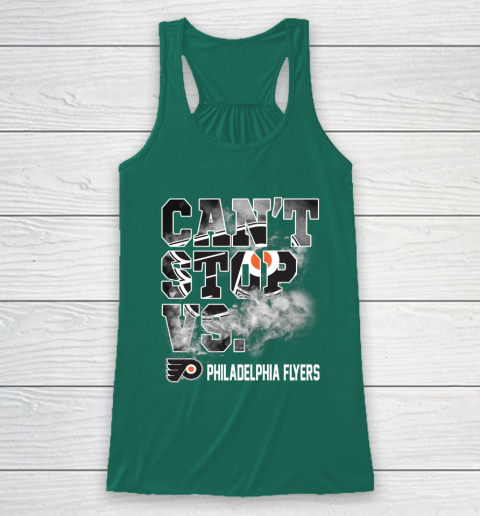 NHL Philadelphia Flyers Hockey Can't Stop Vs Racerback Tank 5