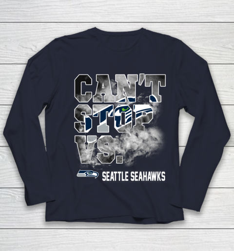 NFL Seattle Seahawks Can't Stop Vs Youth Long Sleeve 2