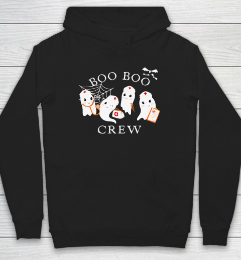 Boo Boo Crew Funny Nurse Halloween Cute Ghost Costume Hoodie