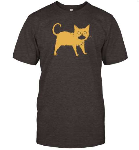 5bvi horrible japanese cat premium classic t shirt 2 front dark chocolate