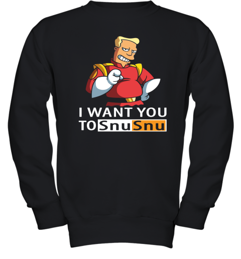 7tkz i want you to snusnu futurama mashup pornhub logo shirts youth sweatshirt 47 front black