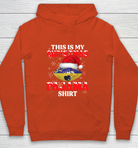 Baltimore Ravens This Is My Christmas Pajama Shirt NFL Youth Hoodie 3