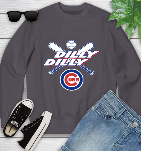 MLB Chicago Cubs Dilly Dilly Baseball Sports Youth Sweatshirt 6