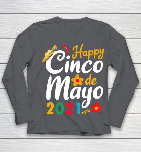 Happy Cinco de Mayo 2021 Mexico Youth Long Sleeve 6