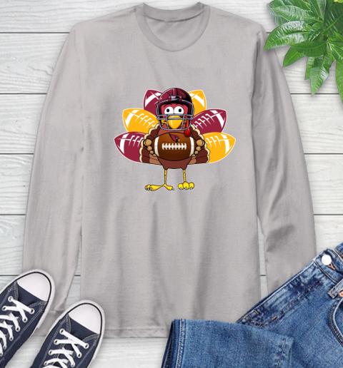 Arizona Cardinals Turkey Thanksgiving Day Long Sleeve T-Shirt 12