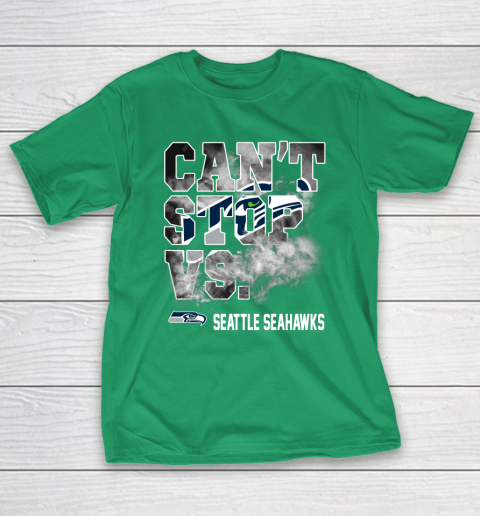 NFL Seattle Seahawks Can't Stop Vs T-Shirt 5