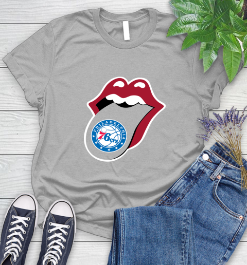 Philadelphia 76ers NBA Basketball Lips I Root For My Team Adoring Fan 95