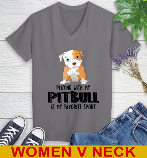 Playing with my pitbull is my favorite sport 69