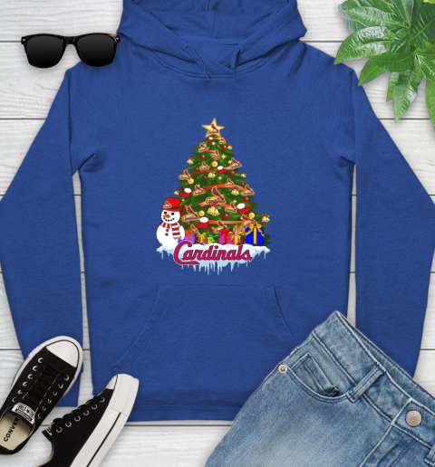 St.Louis Cardinals Merry Christmas MLB Baseball Sports Youth Hoodie 9