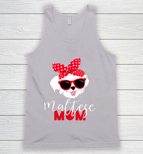 Dog Mom Shirt Dog Lovers T Shirt Maltese Mom Fur Mama Tank Top 3