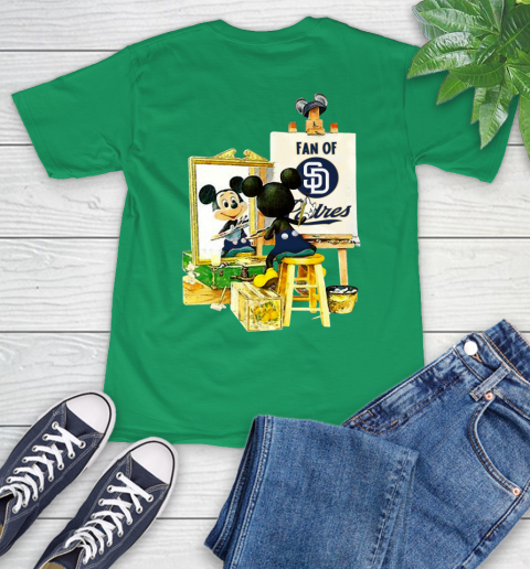 MLB Baseball San Diego Padres Mickey Drawing Shirt 8