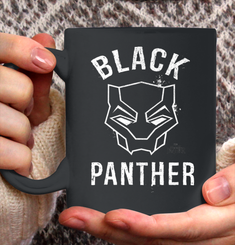 Marvel Black Panther Movie Collegiate Graffiti Mask Ceramic Mug 11oz