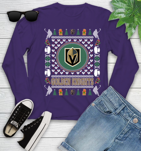 Vegas Golden Knights Merry Christmas NHL Hockey Loyal Fan Ugly Shirt 127