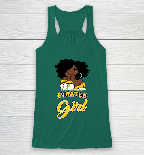 Pittsburgh Piratess Girl MLB Racerback Tank 6
