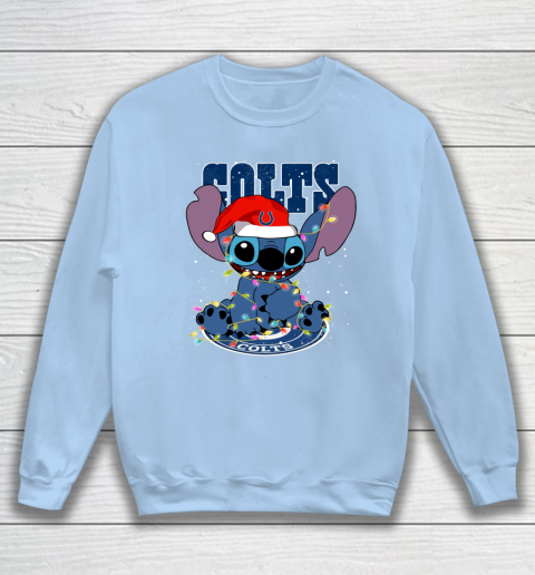 Indianapolis Colts NFL Football noel stitch Christmas Sweatshirt 4