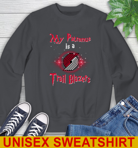NBA Basketball Harry Potter My Patronus Is A Portland Trail Blazers Sweatshirt 7