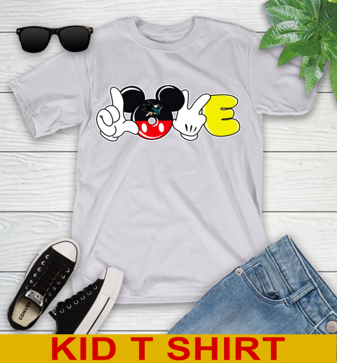 San Jose Sharks NHL Hockey Love Mickey Disney Sports Youth T-Shirt 6 San Jose Sharks NHL Hockey Love Mickey Disney Sports Youth T-Shirt - Image 6