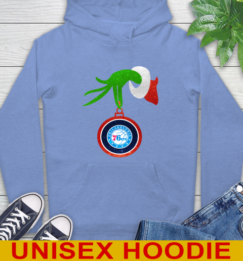 Philadelphia 76ers Grinch Merry Christmas NBA Basketball Hoodie 11