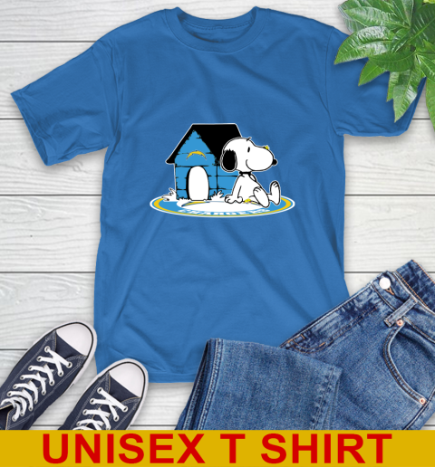 NFL Football Los Angeles Chargers Snoopy The Peanuts Movie Shirt T-Shirt 9