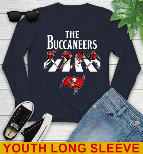 NFL Football Tampa Bay Buccaneers The Beatles Rock Band Shirt Youth Long Sleeve 2