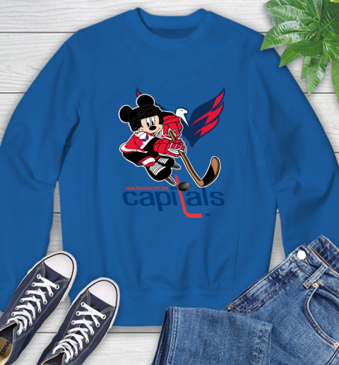 NHL Washington Capitals Mickey Mouse Disney Hockey T Shirt Sweatshirt 8