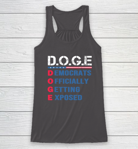 Trump D.O.G.E Department Of Government Efficiency Racerback Tank 6