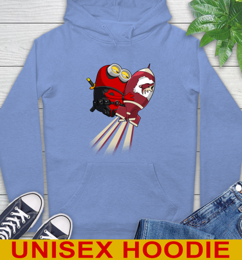 NHL Hockey Arizona Coyotes Deadpool Minion Marvel Shirt Hoodie 11