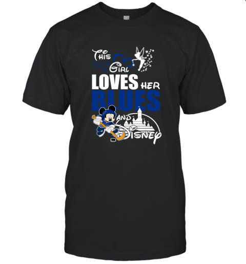 This Girl Love Her St. Louis Blues And Mickey Disney Unisex Jersey Tee