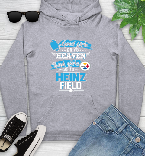 Pittsburgh Steelers NFL Bad Girls Go To Heinz Field Shirt Youth Hoodie 6