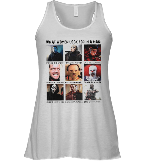 What Women Want In A Man Strong Silent Type Racerback Tank