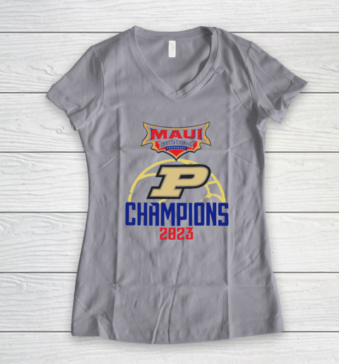 Purdue Maui Invitational Women's V-Neck T-Shirt - Image 3