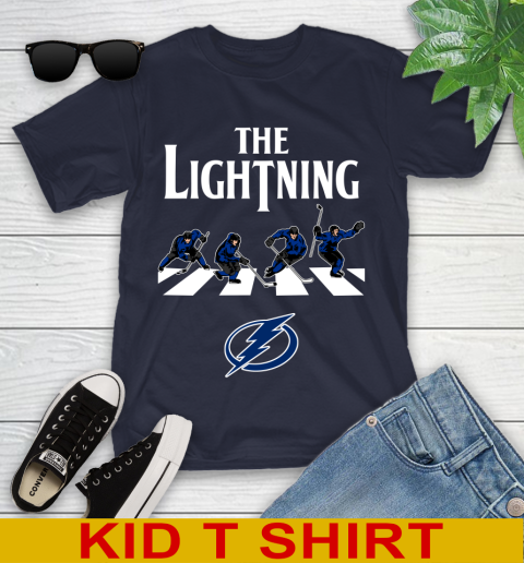 NHL Hockey Tampa Bay Lightning The Beatles Rock Band Shirt Youth T-Shirt 2