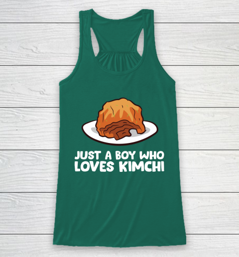 Just a Boy Who Loves Kimchis Funny Kimchi Racerback Tank 5
