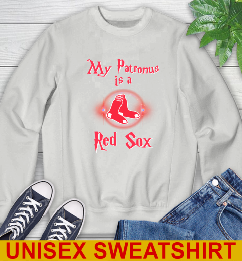 MLB Baseball Harry Potter My Patronus Is A Boston Red Sox Sweatshirt 5