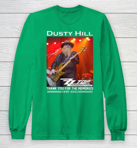 Dusty Hill Thank You For Memories Long Sleeve T-Shirt 4