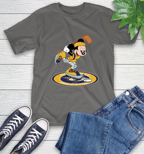 NHL Hockey Nashville Predators Cheerful Mickey Disney Shirt T-Shirt 10