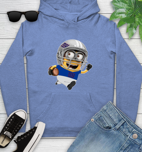 NFL New York Giants Minions Disney Football Sports Youth Hoodie 12