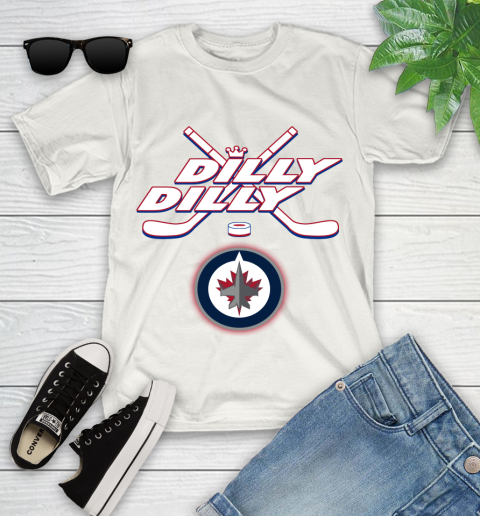 NHL Winnipeg Jets Dilly Dilly Hockey Sports Youth T-Shirt