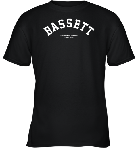 Joshua Bassett Bassett The Complicated Tour 2023 Youth T-Shirt