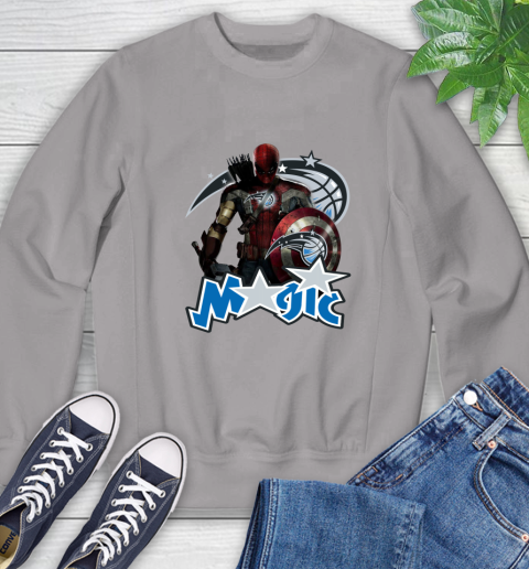 Philadelphia 76ers NBA Basketball Captain America Thor Spider Man Hawkeye Avengers Sweatshirt 5