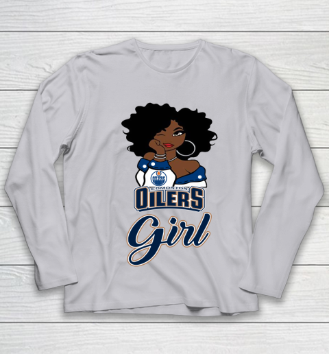Edmonton Oilers Girl NHL Youth Long Sleeve 5