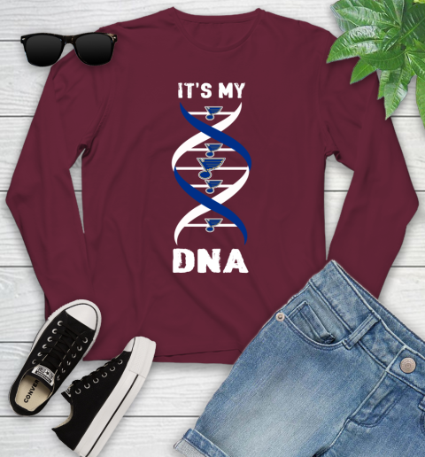 St.Louis Blues NHL Hockey It's My DNA Sports Youth Long Sleeve 6