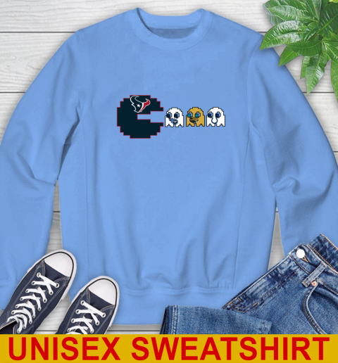 Houston Texans NFL Football Pac Man Champion Sweatshirt 11