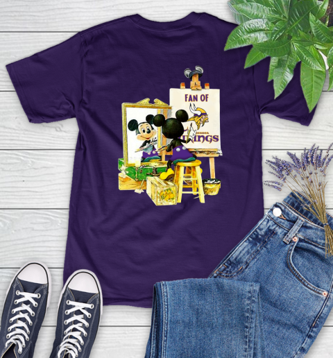 NFL Football Minnesota Vikings Mickey Drawing Shirt 85