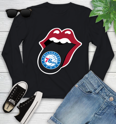 Philadelphia 76ers NBA Basketball Lips I Root For My Team Adoring Fan 126