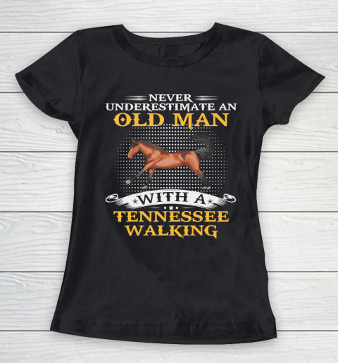Father gift shirt Mens Never Underestimate An Old Man With A Tennessee Walking Gift T Shirt Women's T-Shirt