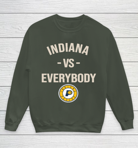Indiana Pacers Vs Everybody Youth Sweatshirt 8