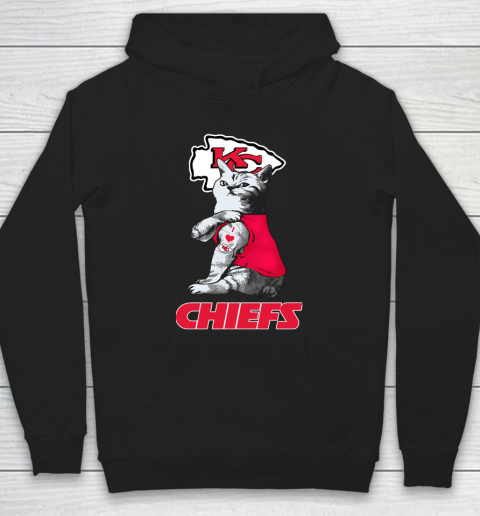 NFL Football My Cat Loves Kansas City Chiefs Hoodie